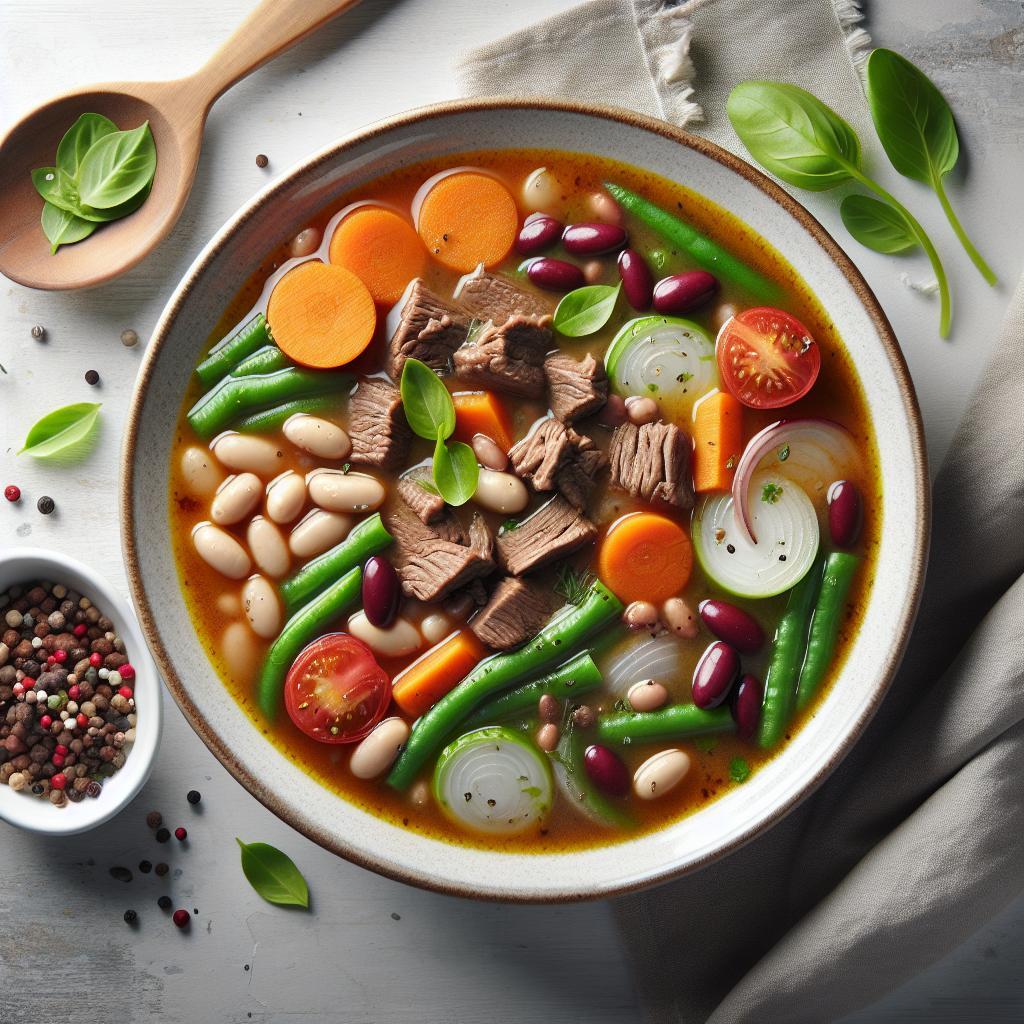 Hearty Beef and Bean Soup: A Nutritious Comfort Classic