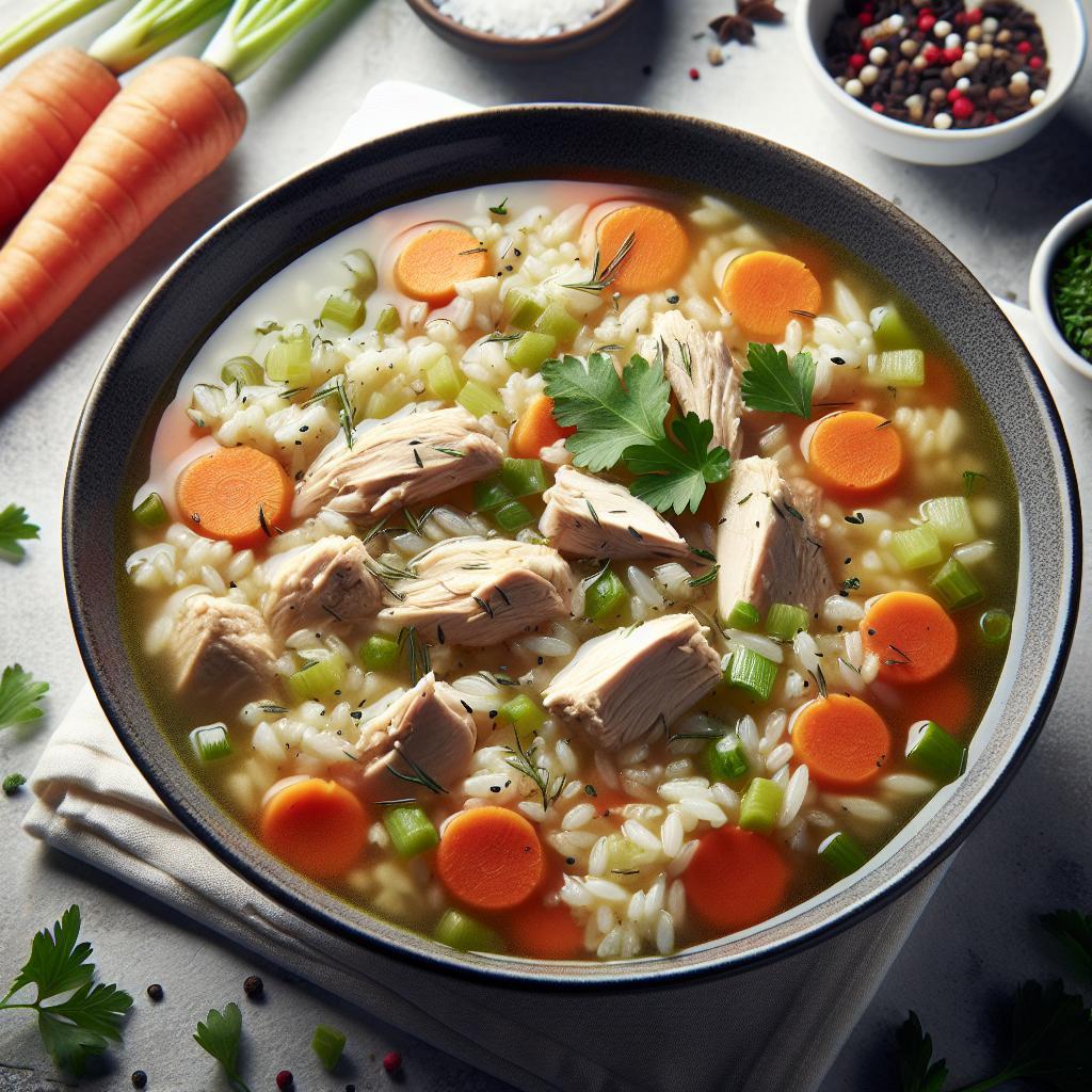 Soul-Warming Chicken and Rice Soup: Comfort in a Bowl