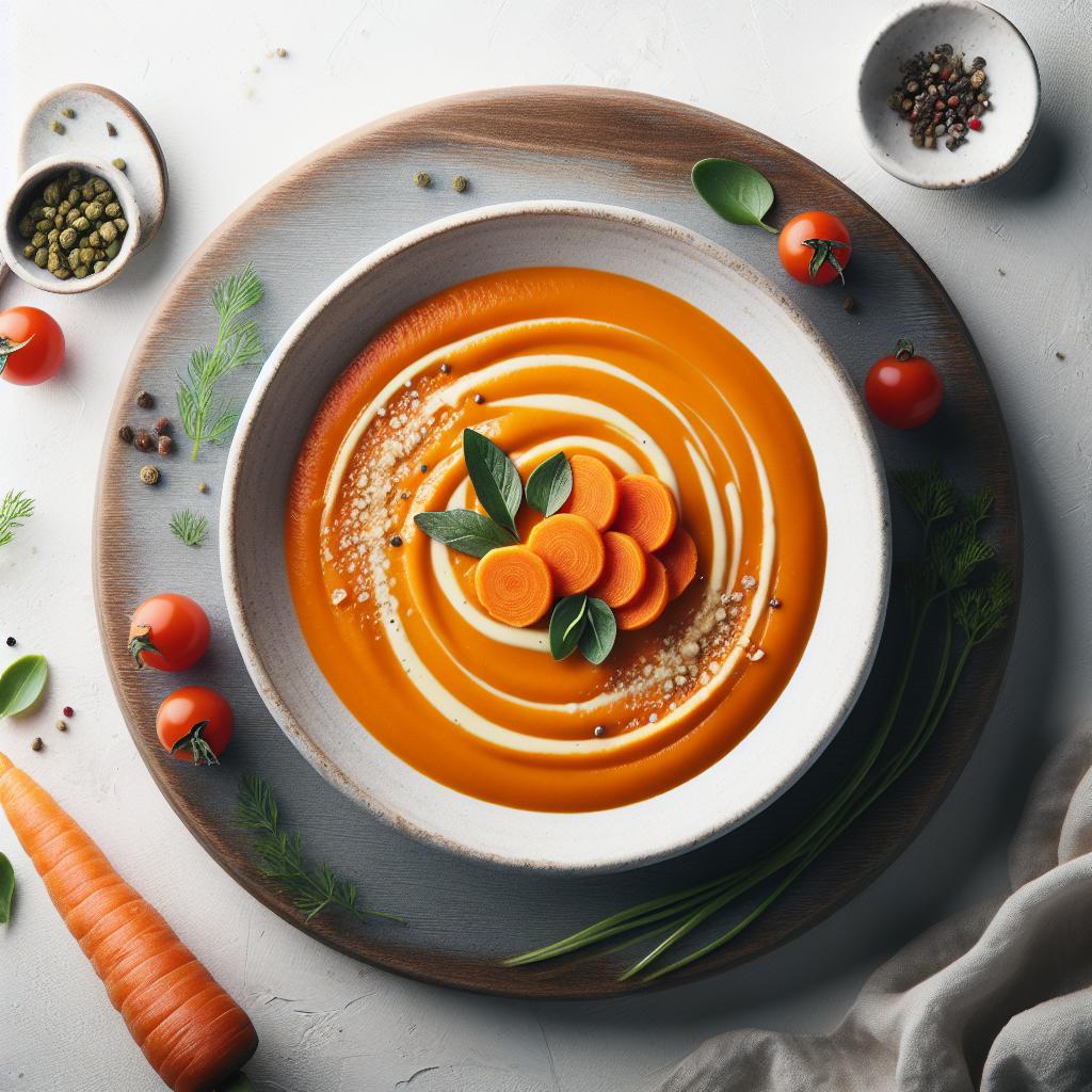 Velvety Carrot Soup: A Creamy Comfort in Every Spoonful