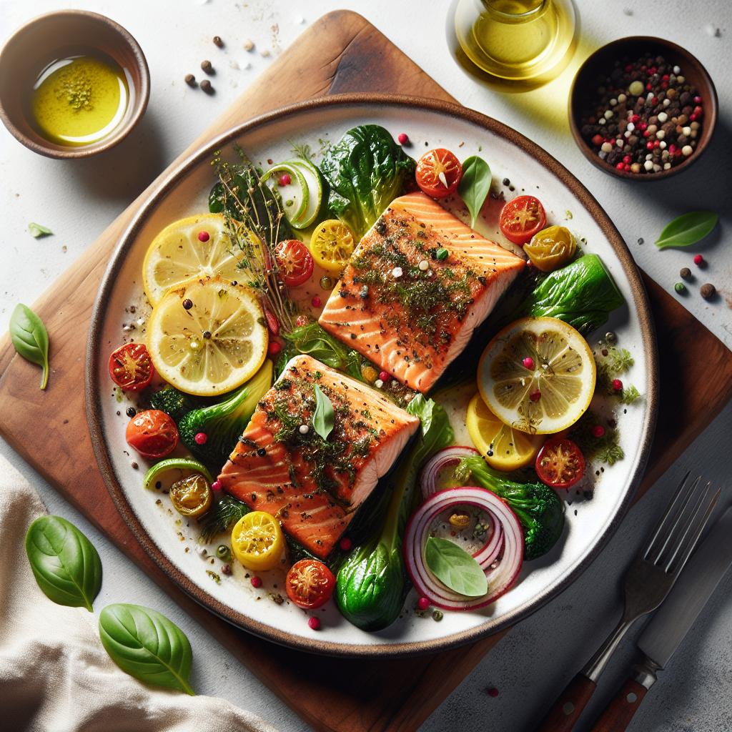 Herb-Kissed Baked Salmon: A Flavorful, Healthy Delight