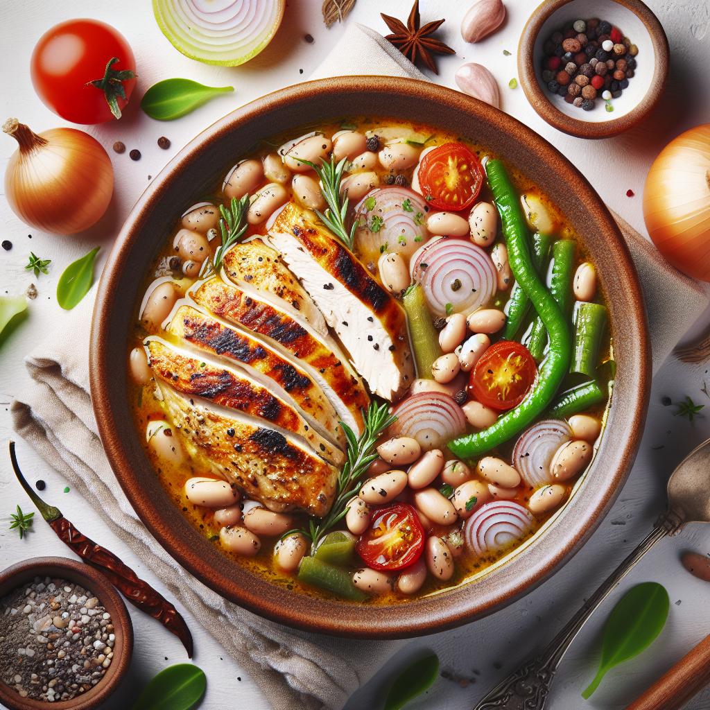 Hearty Chicken and Bean Soup: A Nourishing Comfort Bowl
