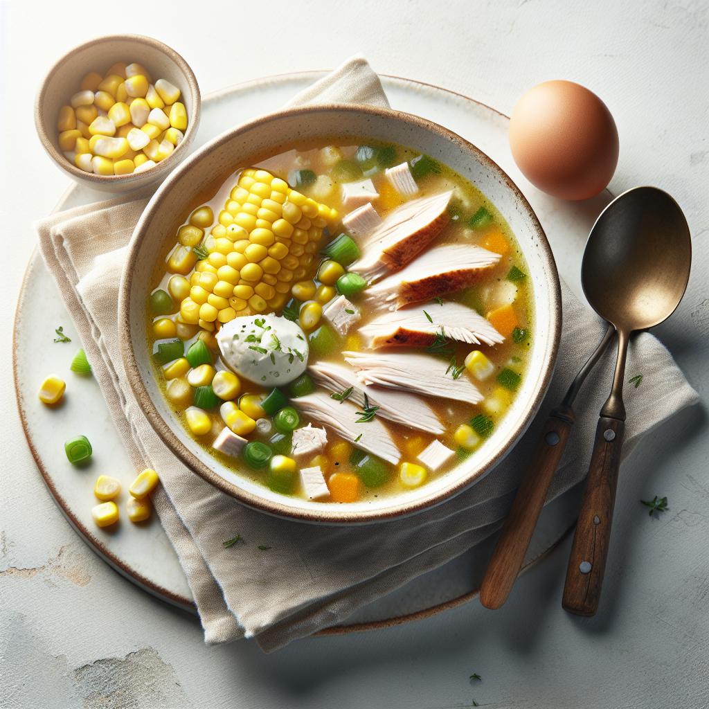 Savoring Comfort: The Heartwarming Tale of Turkey and Corn Soup