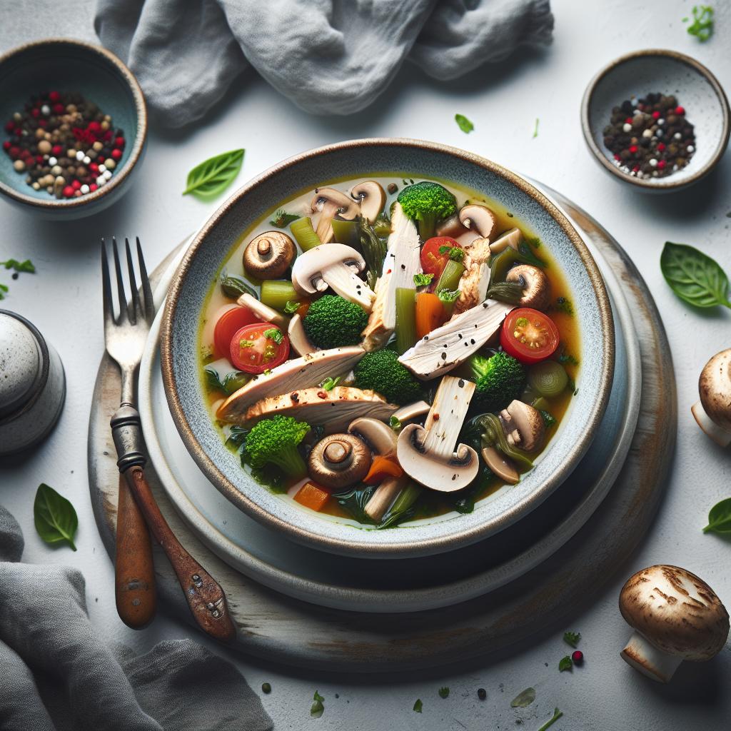 Savoring Comfort: The Rich Delight of Turkey Mushroom Soup