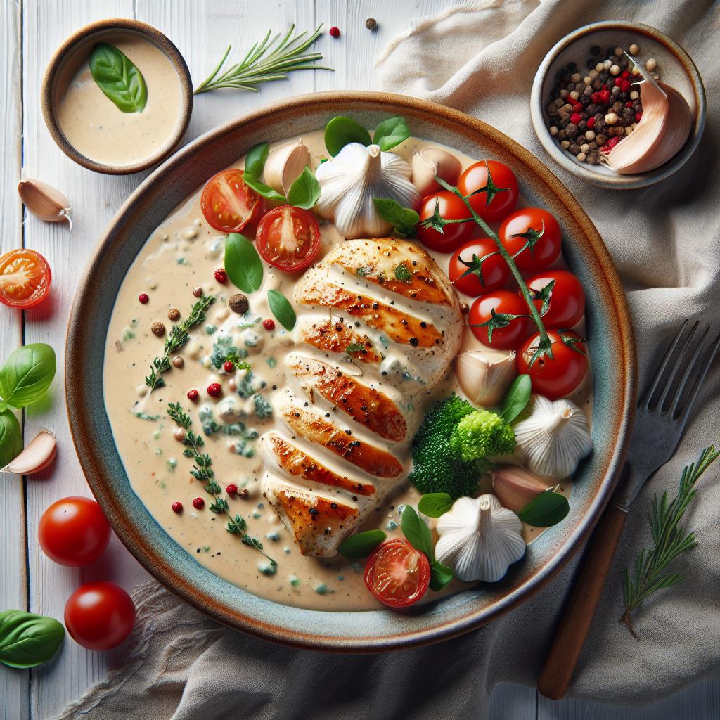 Irresistible Creamy Garlic Chicken: A Flavorful Delight