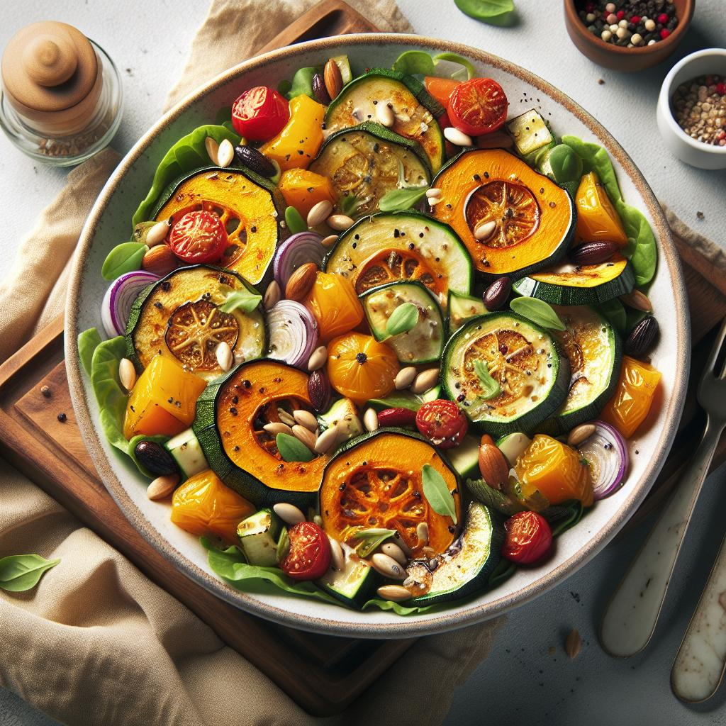 Harvest Delight: Crafting the Perfect Roasted Squash Salad