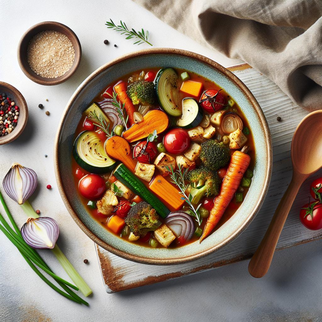 Flavorful Roasted Vegetable Soup: A Cozy, Nutritious Delight
