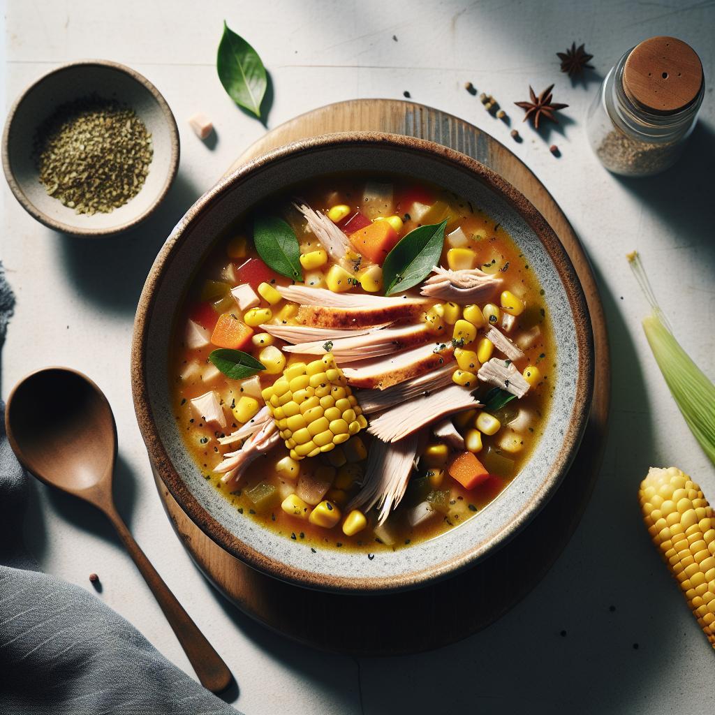 Hearty Turkey and Corn Soup: A Comforting Bowl of Flavor