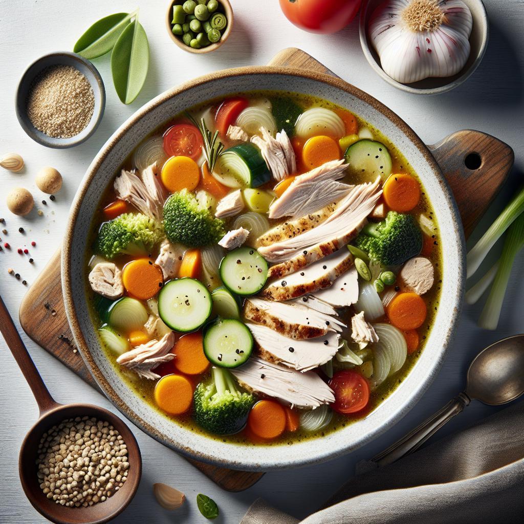 Hearty Turkey and Vegetable Soup: A Nutritious Comfort Bowl