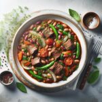 Hearty Beef and Bean Stew: A Comforting Flavor Fusion