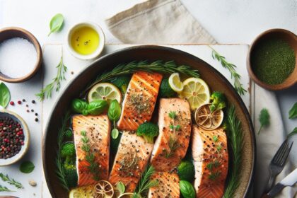 Herb-Kissed Baked Salmon: Flavorful & Healthy Delight