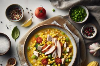 Savor the Comfort: Turkey and Corn Soup Delight