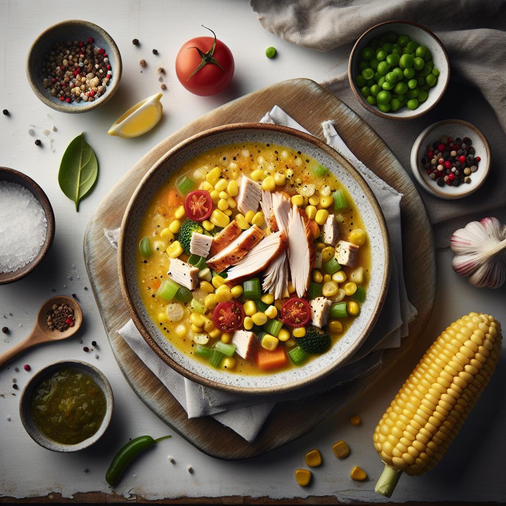 Savor the Comfort: Turkey and Corn Soup Delight