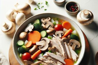 Savory Turkey and Mushroom Soup: Comfort in a Bowl