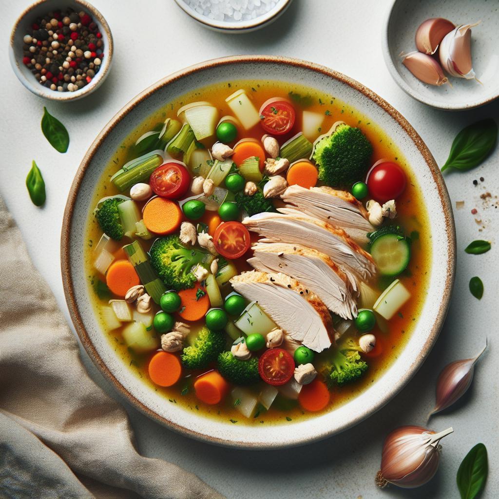 Wholesome Turkey and Vegetable Soup: A Comforting Delight