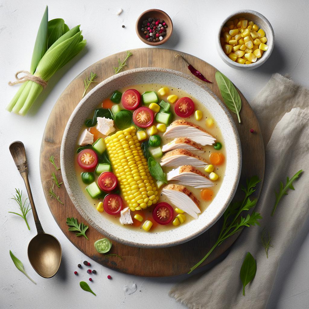 Savoring Tradition: The Warmth of Turkey and Corn Soup