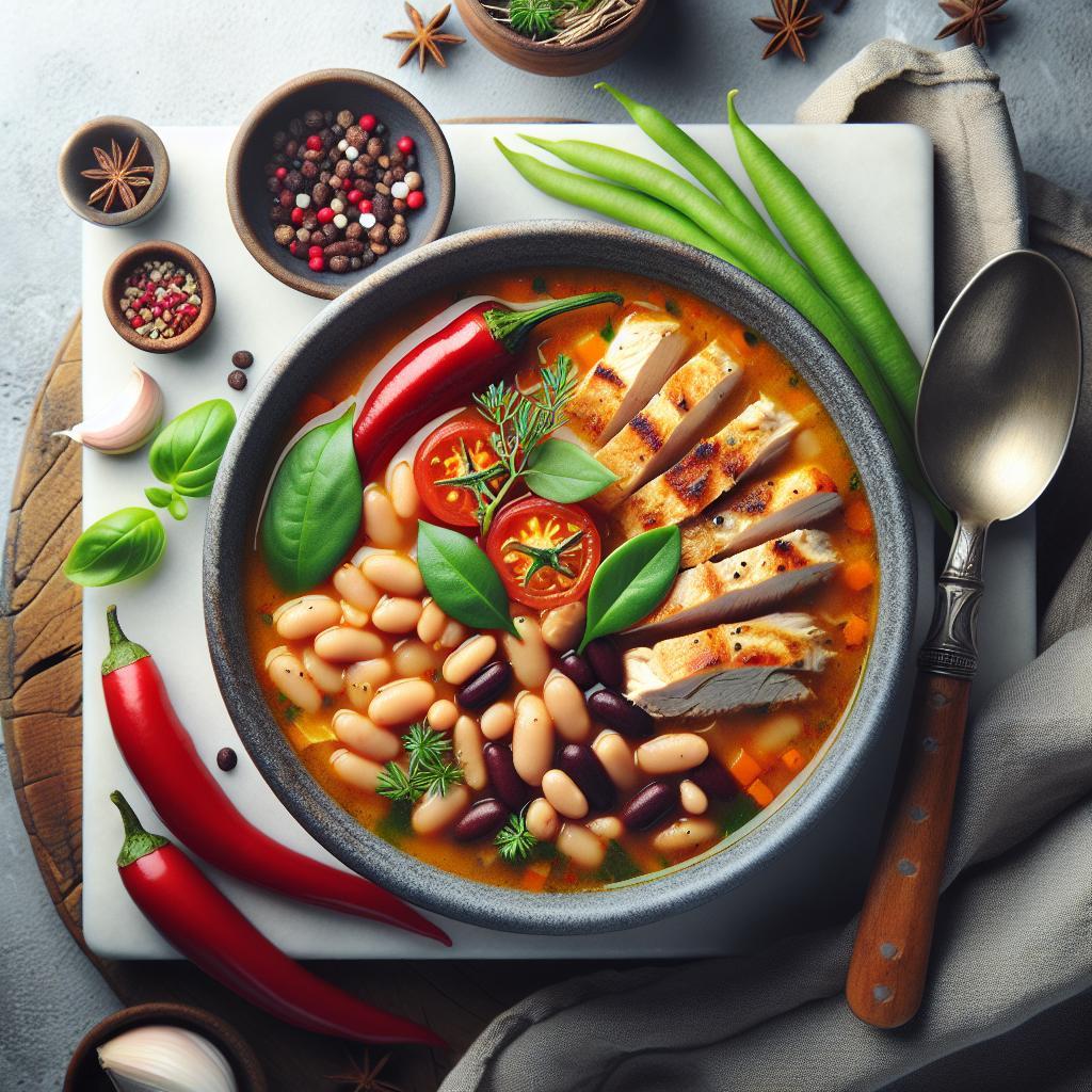 Hearty Chicken and Bean Soup: A Nutritious Comfort Bowl