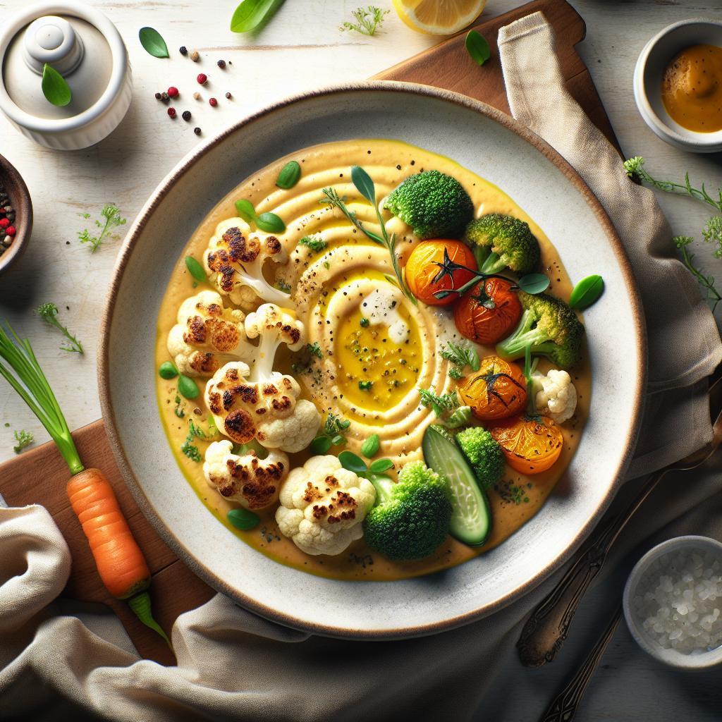 Golden Glow: The Art of Roasted Cauliflower Soup Magic