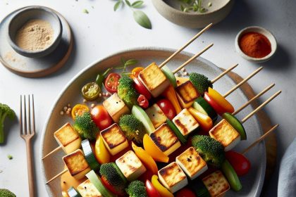 Savor the Flavor: Tofu and Vegetable Skewers Delight
