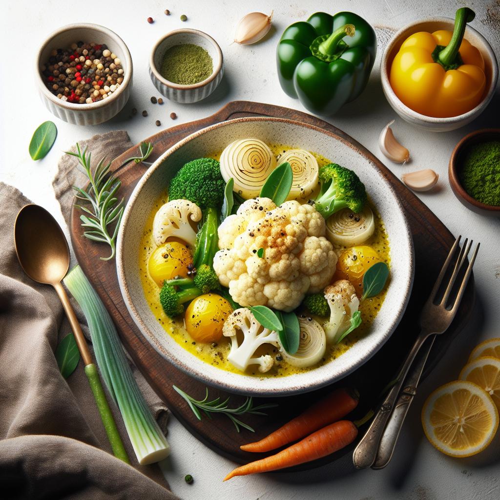 Golden Glow: The Art of Roasted Cauliflower Soup Magic