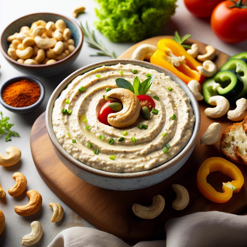 Whip Up This Luscious Creamy Cashew Dip Recipe Today!