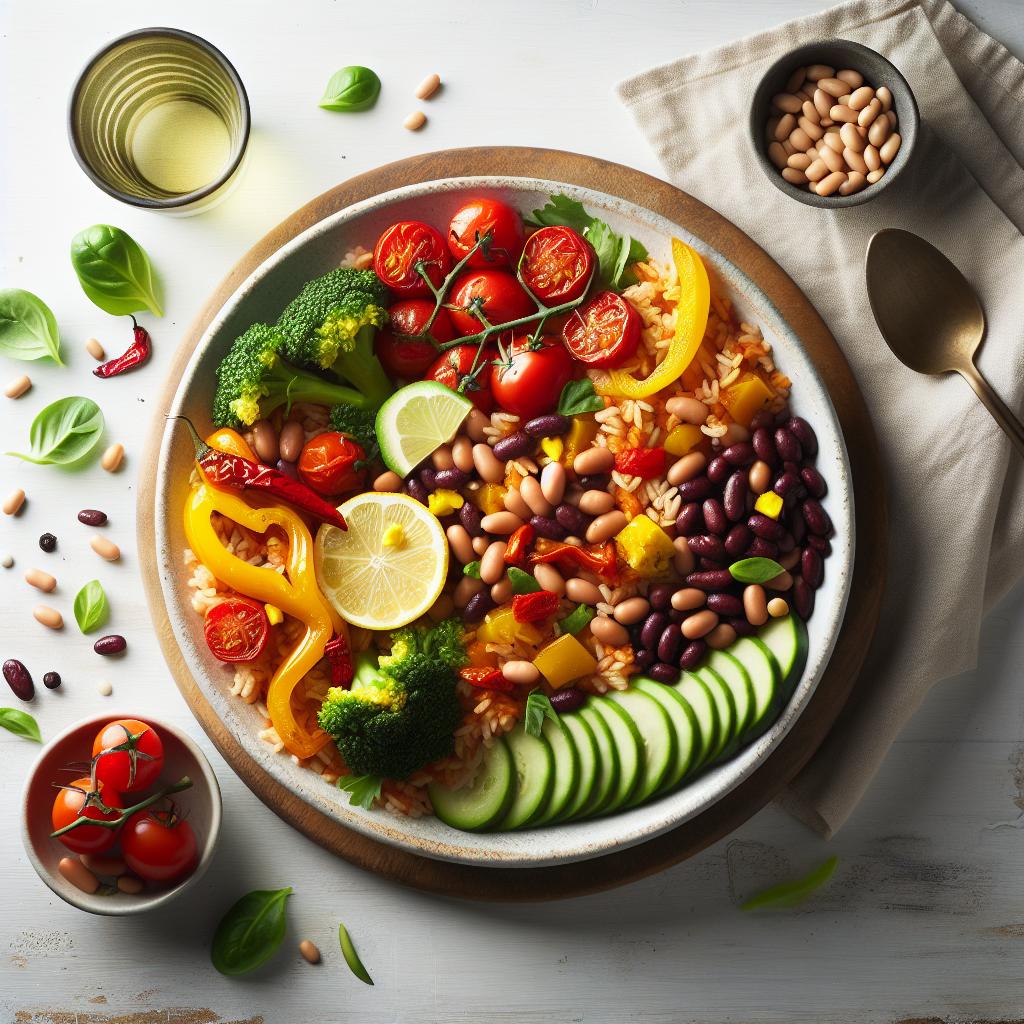 One-Pot Vegan Spanish Rice & Beans: Simple, Flavorful Feast