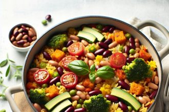 One-Pot Vegan Spanish Rice & Beans: Simple, Flavorful Feast