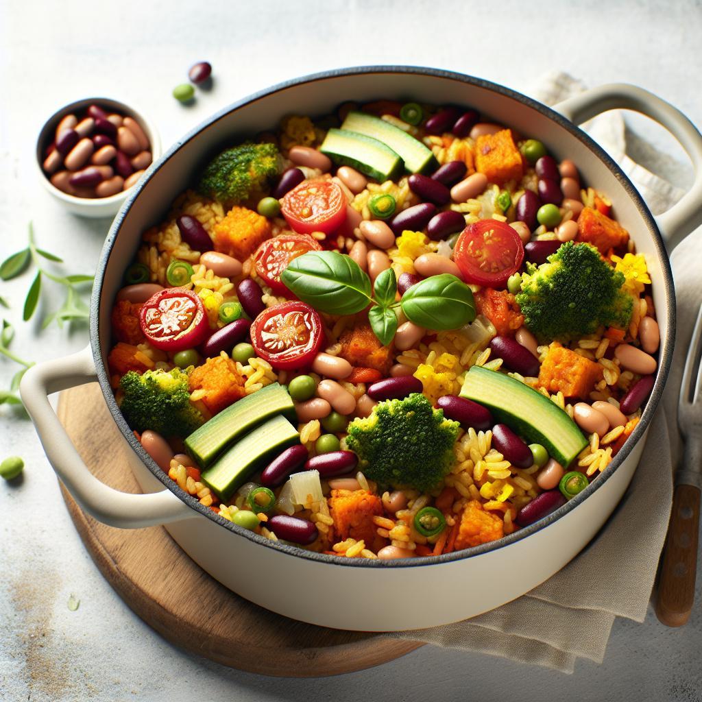 One-Pot Vegan Spanish Rice & Beans: Simple, Flavorful Feast