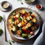 Savor the Flavor: Tofu and Vegetable Skewers Delight