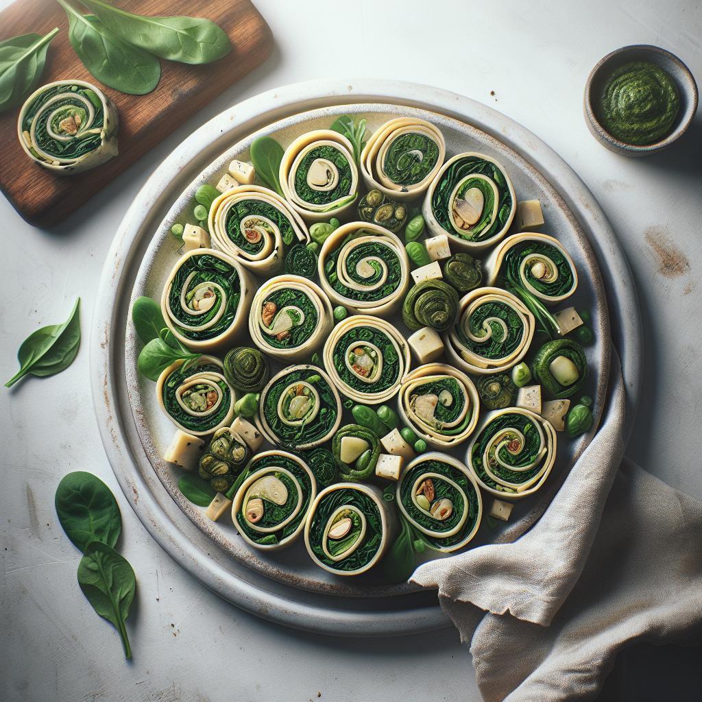 Wholesome Vegan Spinach & Artichoke Pinwheels Recipe